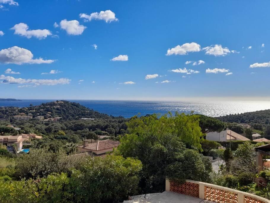4-Star Private Villa With Heated Pool And Panoramic Sea View At Gulf De Saint Tropez Cavalaire-sur-Mer Exteriér fotografie