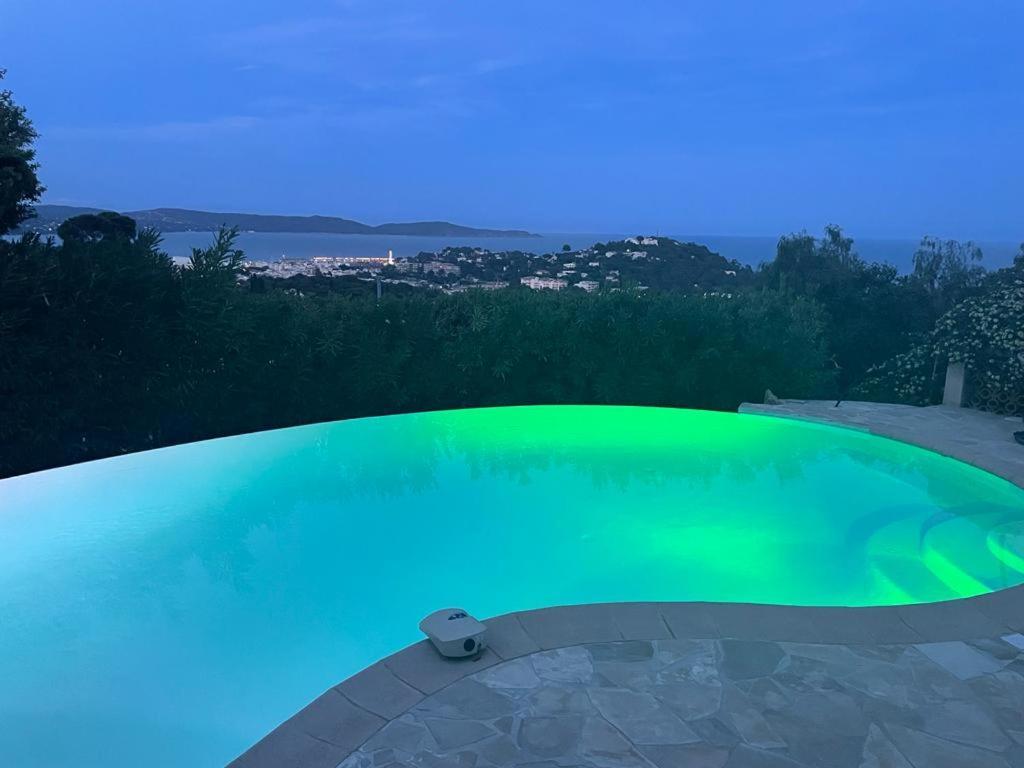 4-Star Private Villa With Heated Pool And Panoramic Sea View At Gulf De Saint Tropez Cavalaire-sur-Mer Exteriér fotografie