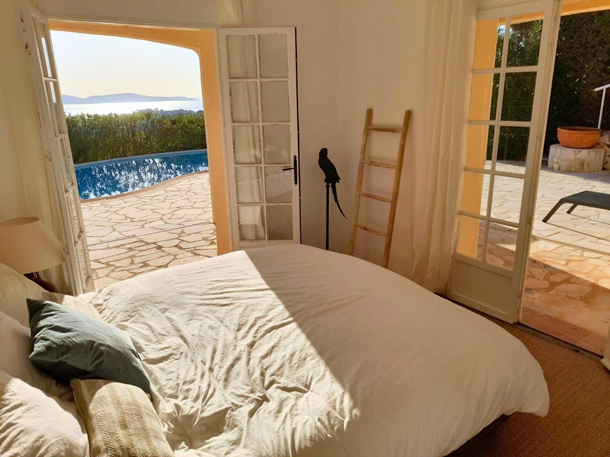 4-Star Private Villa With Heated Pool And Panoramic Sea View At Gulf De Saint Tropez Cavalaire-sur-Mer Exteriér fotografie
