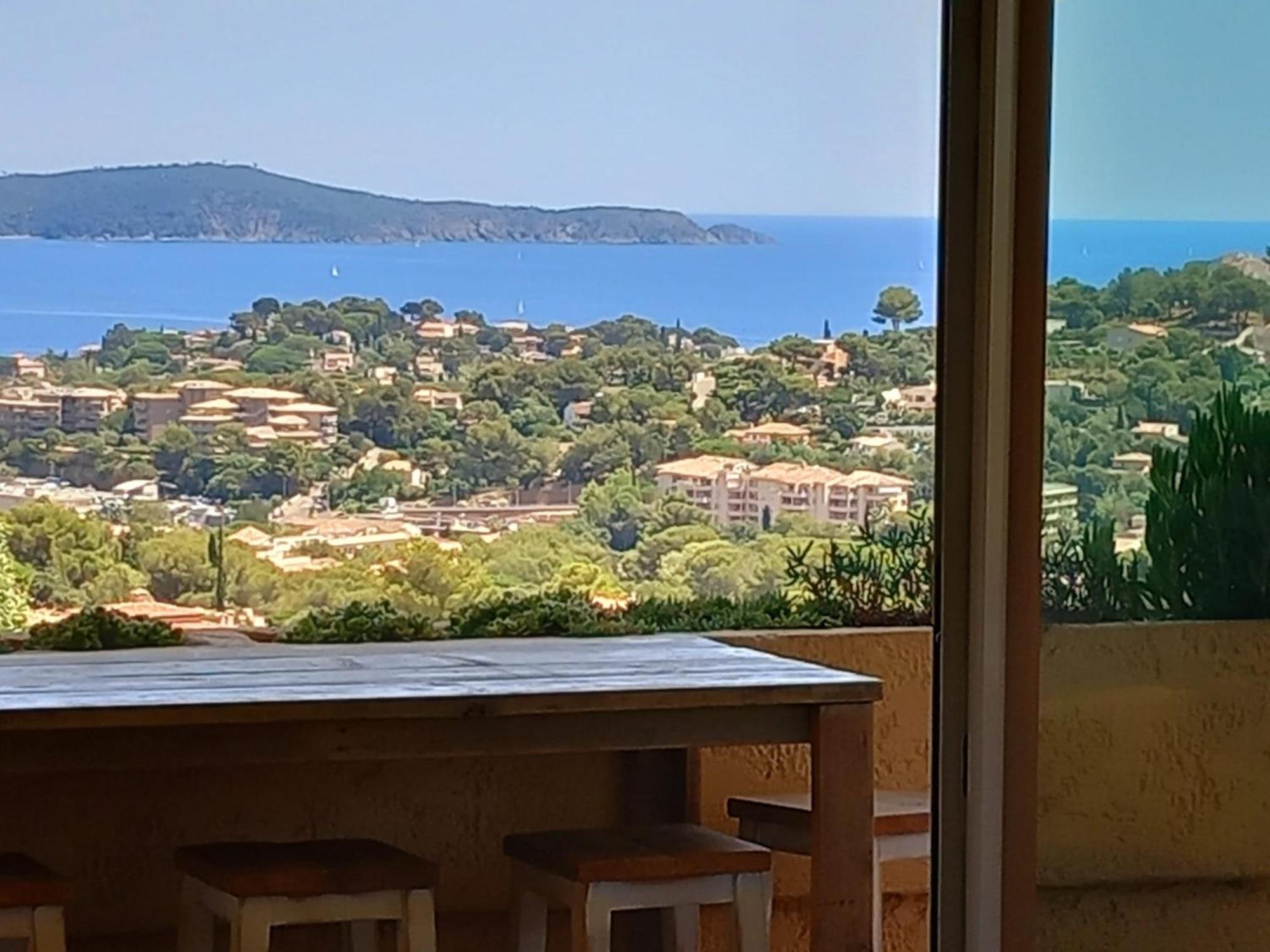 4-Star Private Villa With Heated Pool And Panoramic Sea View At Gulf De Saint Tropez Cavalaire-sur-Mer Exteriér fotografie