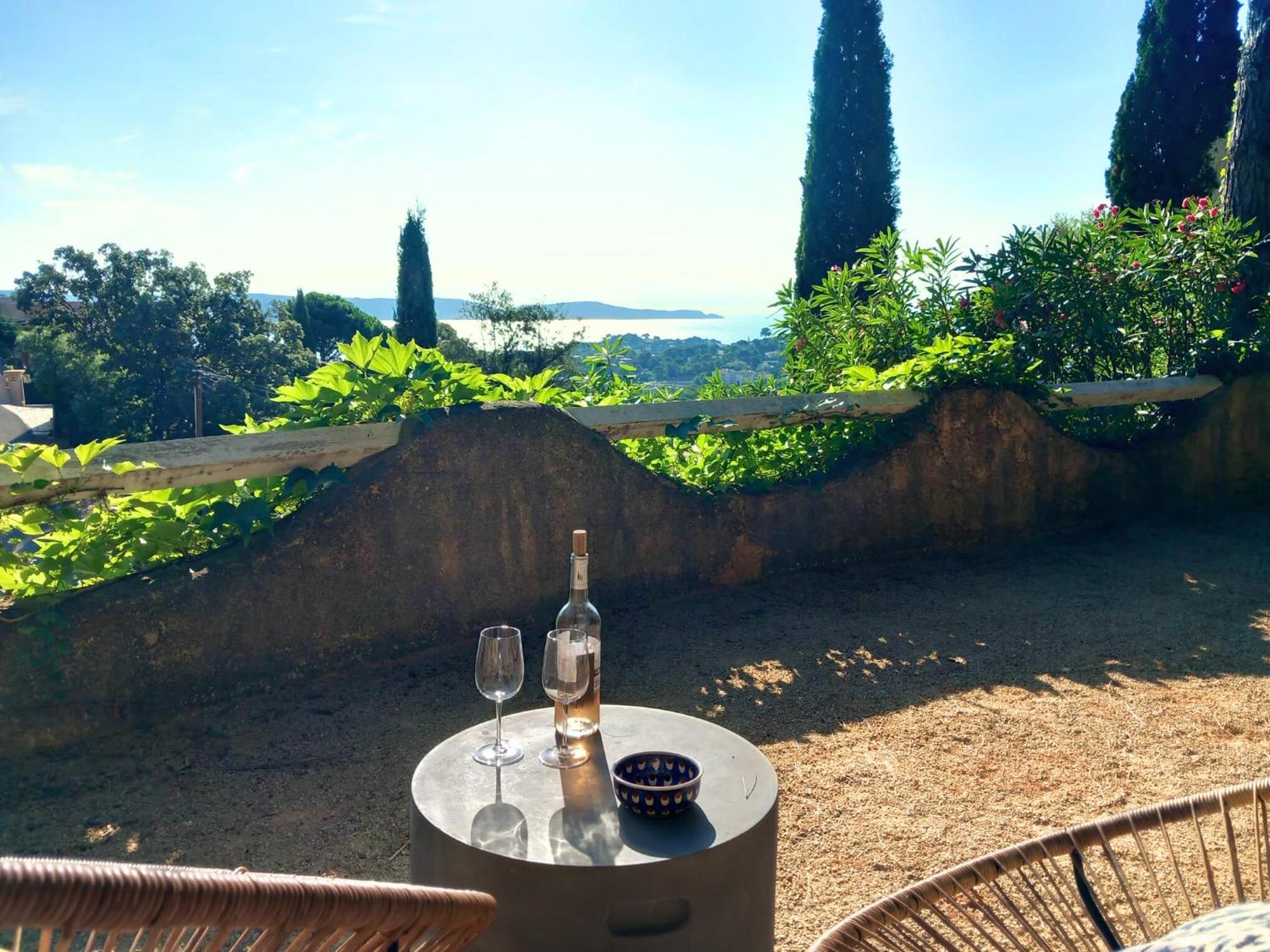 4-Star Private Villa With Heated Pool And Panoramic Sea View At Gulf De Saint Tropez Cavalaire-sur-Mer Exteriér fotografie