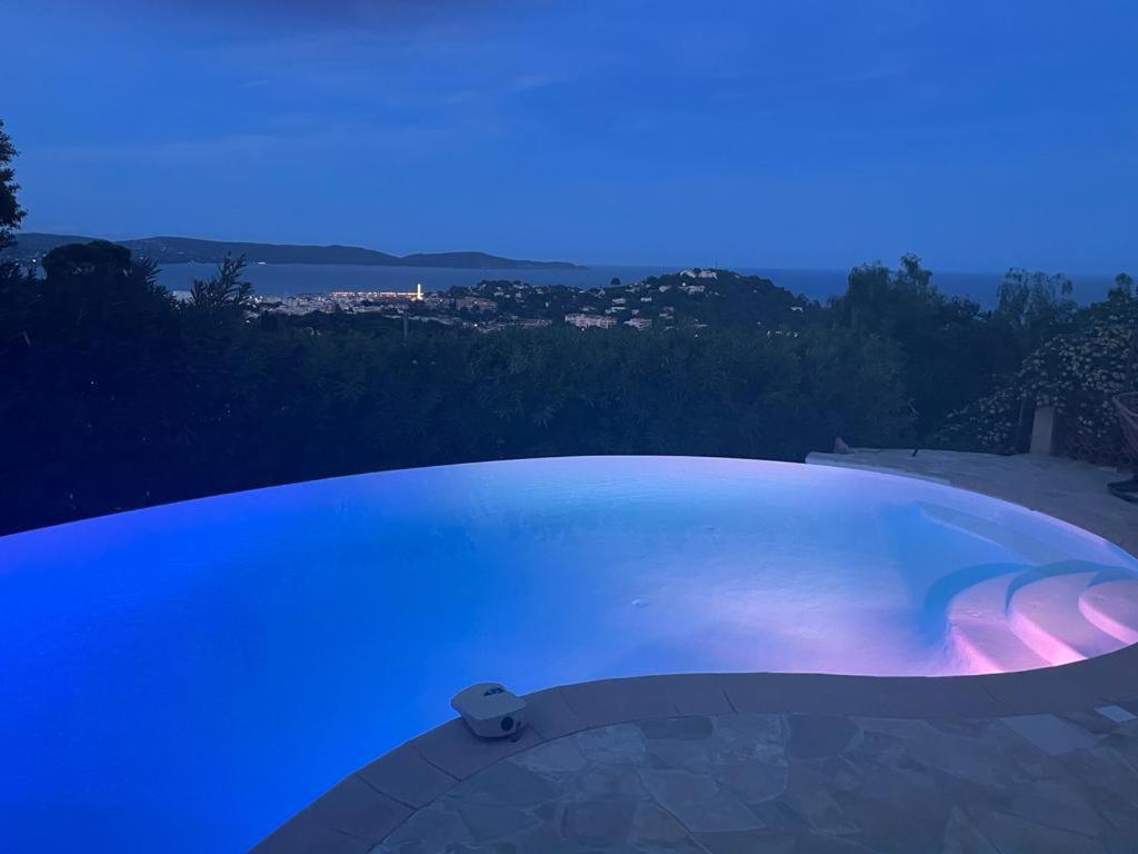 4-Star Private Villa With Heated Pool And Panoramic Sea View At Gulf De Saint Tropez Cavalaire-sur-Mer Exteriér fotografie